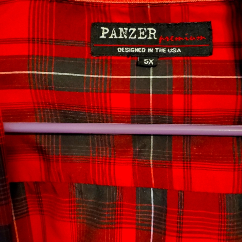 Men's big and tall button up
